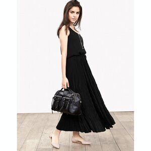 Banana Republic Zigzag Luxe Chiffon Layered Maxi Dress